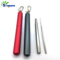 Customized Telescopic Aluminum Pole with Blue Metal Shell